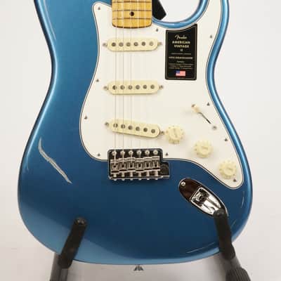 Fender American Vintage II 1973 Stratocaster Electric Guitar (Lake Placid Blue) image 2