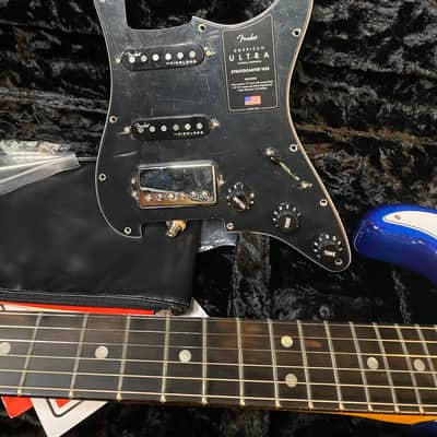 MINTY ! 2021 Fender Limited American Ultra Strat HSS - Denim Burst - GC Limited Edition - 8lbs - Lollar Upgraded P90 Pick-Ups image 19