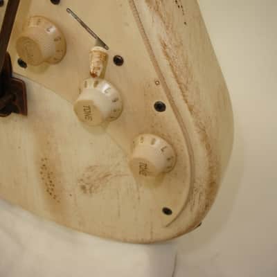 AXL BADWATER SRO Electric Guitar, Relic Distressed White image 8