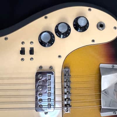 Kapa Continental 12 String Guitar - All Original - Hofner 511 Humbucker Pickups - Modern Faux Tweed Hard Case - 1966 image 19