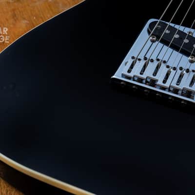 2002 Fender Japan Aerodyne Telecaster Black with cream binding P90 matching headstock - RARE CIJ! image 22