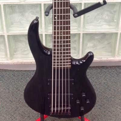 DEAN Edge 6 String Bass Guitar - Black image 1