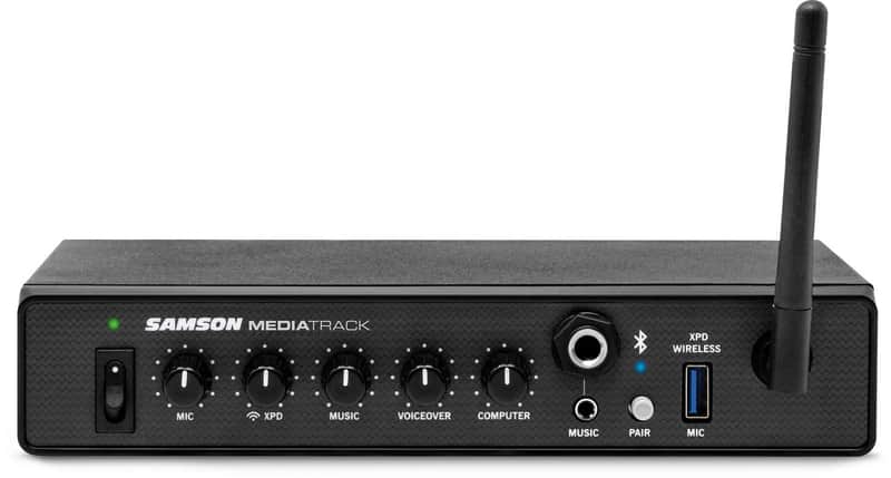 Samson SASM4U 4-Channel Rackmount Mixer and USB Interface image 1