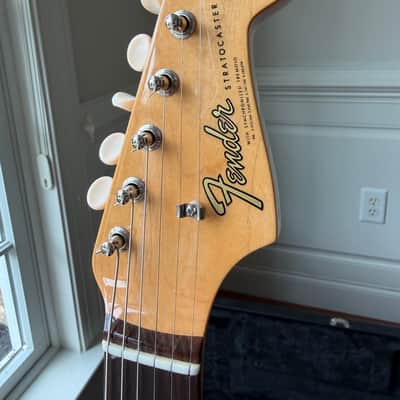 2021 Fender American Original 60s Stratocaster Rosewood - Shell Pink image 4