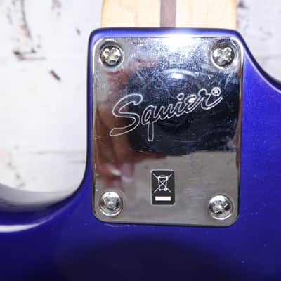 Fender Squier Strat Affinity Series Blue Electric Guitar image 7