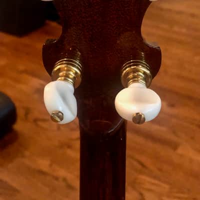 Tim Davis Banjos Mack Crowe Gold Engraved Bluegrass Banjo 2020 Mahogany image 8