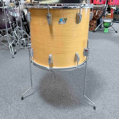 Vintage 70's Ludwig Maple 6-ply Thermogloss 16x18" Bonham Floor Tom (Rm 4) image 1