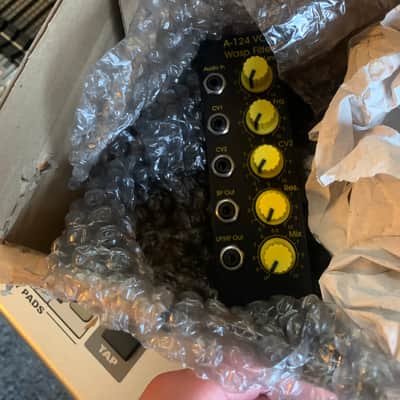 Doepfer A-124 VCF5 Wasp Filter Special Edition 2010s - Black with Yellow Knobs image 2