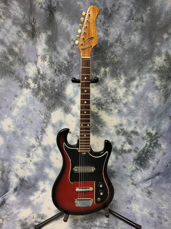 Vintage RARE 1966 Continental Made by Hoshino Gakki Ibanez Burns Electric Guitar Pro Setup New Strings Continental image 1