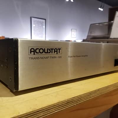 Acoustat Trans Nova Twin-120 Pure FET Amplifier - Cleaned & Tested image 3