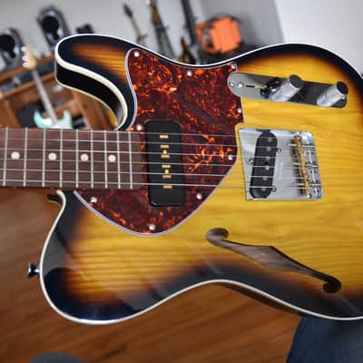 Warmoth Telecaster Semi Hollow , 2025, Exceptional condition & specs, ( Fender Licensed American Professional II Thinline equivalent) image 7