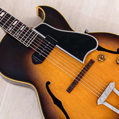 1956 Gibson ES-175 Vintage Archtop Electric Guitar Sunburst w/ P-90, Case image 8