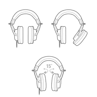 Audio-Technica ATH-M20x - Closed headphones image 4