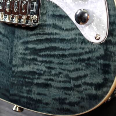 Flight Pathfinder TBK Tenor Solidbody Electric Ukulele Trans-Black image 13