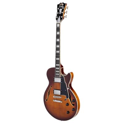 D'Angelico Dark Iced Tea Burst image 4