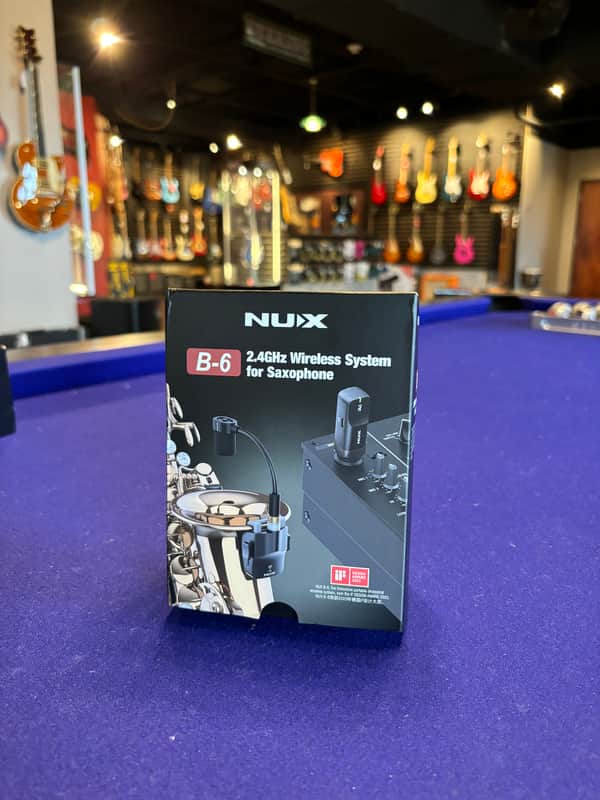 NuX B-6SAX Wireless Saxophone System 2021 - Present - Black image 1