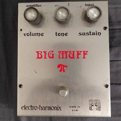 Vintage Electro-Harmonix Big Muff Pi V2 (Ram’s Head) pedal owned by Alphonse Mou image 1