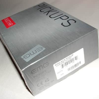 EMG ACS-W Active Soundhole Pickup System (White)  New with Warranty image 1