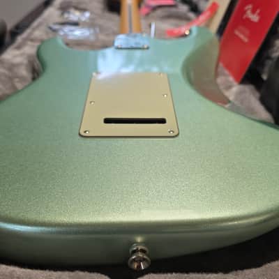 Fender American Professional II Stratocaster BRAND NEW Surf Green Metallic Pearl Maple Neck MN Postmodern Deluxe Heel USA Strat Guitar image 13