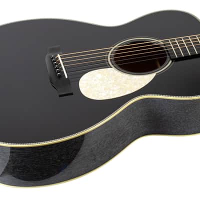 New Collings Custom OM1H Ebony/Doghair #35083 image 2