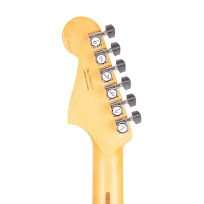2020 Fender American Ultra Jazzmaster Electric Guitar, Maple Fingerboard, Plasma Red Burst, US2000XXXX image 9