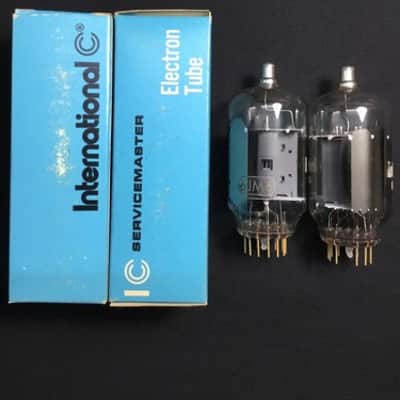 NOS PAIR INTERNATIONAL 6JM6A Ham Radio SWEEPS VACUUM TUBES Japan Tested A.7592-D image 2
