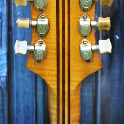 Vintage 1949 Epiphone Emperor/Natural Blonde/Hidden Controls/Floating Pickup/Second NOS Pick Guard image 12