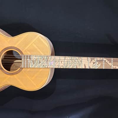 Blueberry NEW IN STOCK Handmade Acoustic Guitar Parlor Sized image 1