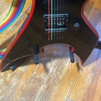 B.C. Rich SoB 2010s - Black with Red Bevels image 2