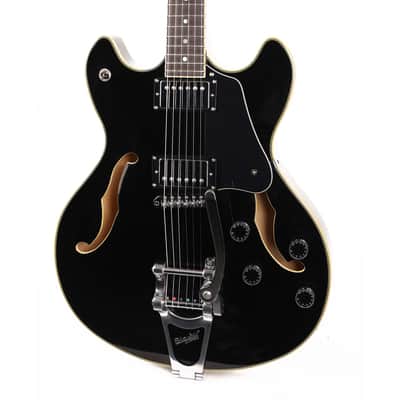 Schecter Corsair Semi-Hollow Guitar Black 2016 image 5