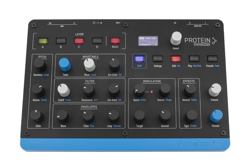 Waldorf Protein Polyphonic Wavetable Synthesizer image 1