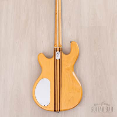 1979 Kramer DMZ 4000 Vintage Aluminum Neck Bass Natural w/ Case image 3