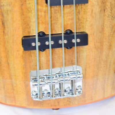 Yamaha TRBX174EW Mango Wood 4-String Electric Bass Guitar, Natural image 4