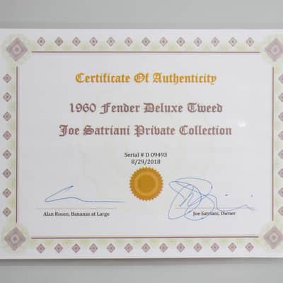 Fender Deluxe 5E3 Owned and Used by Joe Satriani Tube Amplifier (1960), ser. #D-09493. image 11