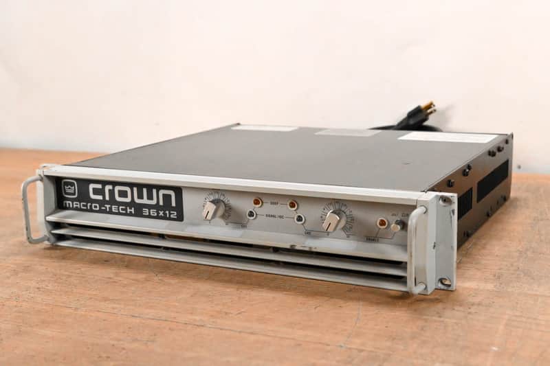 Crown Macro-Tech 36x12 2-Channel Power Amplifier CG01VR0 image 1