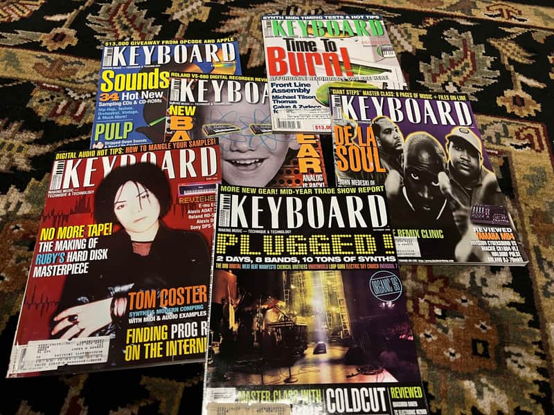 KEYBOARD Magazines 1996 - Lot of 6 issues image 1