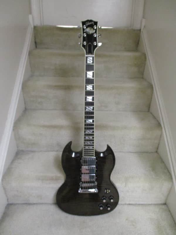 Gibson SG Supra 2013 - Black Translucent image 1