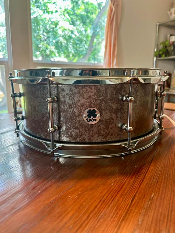Lucky Drums Co. Cold-Rolled Steel 14" x 6" Snare Drum 2026 Cold-Rolled image 1