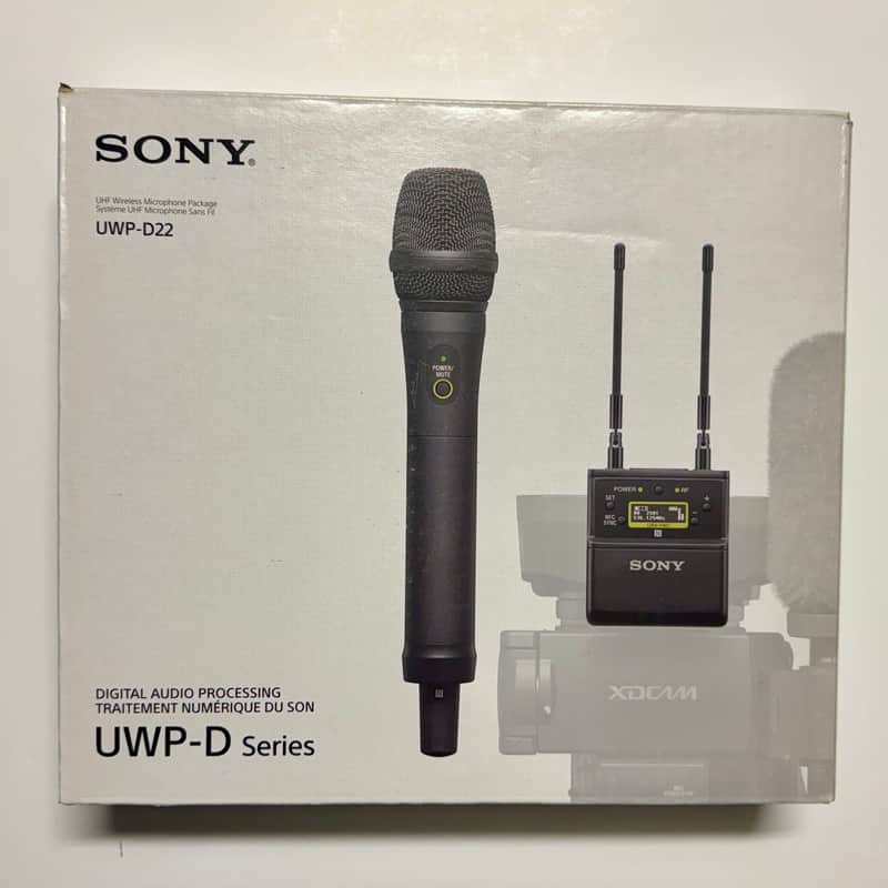 Sony UWP-D22 Wireless Handheld Package (UC14: 470–542 MHz) – Mint w/ Box, Handheld Mic & Accessories