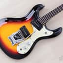 1965 Mosrite Ventures Model Vintage Guitar Sunburst w/ Vibramute & Flight Case, "Terry"
