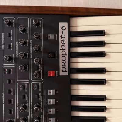 Sequential Prophet-6 49-Key 6-Voice Polyphonic Synthesizer 2018 - 2020 - Black with Wood Sides image 14