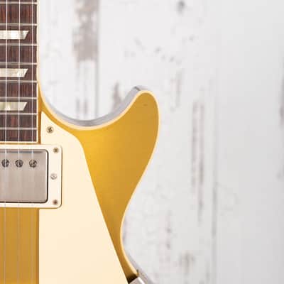 Gibson Murphy Lab '57 Historic R7 Les Paul Gold Top / Dark Back - Light Aging 2021 image 10