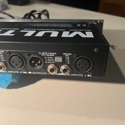 Behringer Multicom Pro MDX4400 4-Channel Audio Interactive Dynamics Processor with IEC power cable and rack mount bolts & washers image 8