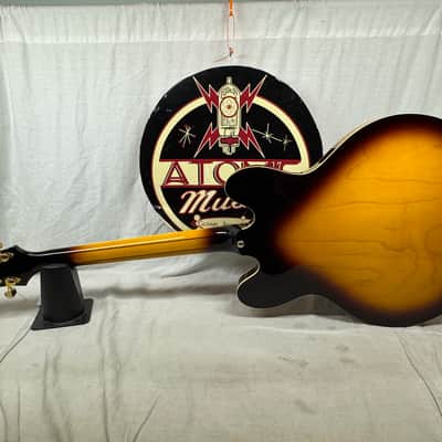 Epiphone Sheraton II 2 Semi-Hollowbody Guitar with Case - MIK Korea 2003 - Vintage Sunburst image 10