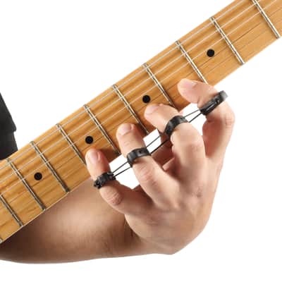 3 Bundle of New D'Addario Eco-Comfort Woven Guitar Strap Red - NEW - 60mm Dunlop Flow Nylon Pick .60mm 12-Pack - NEW - D'Addario PW-DXBD-01 Dexterity Band Finger Exerciser image 15
