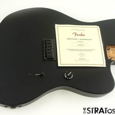 USA Fender JIM ROOT Jazzmaster Mahogany HH LOADED BODY, American EMG Flat Black image 2