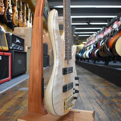 Fodera Monarch 5 Standard Special 5-String Bass 2-Tone Maple Flame w/Hard Case image 2