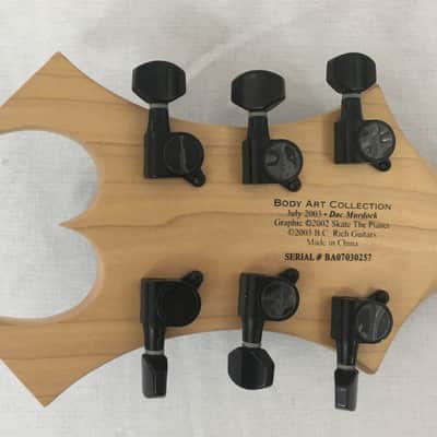 B.C. Rich Doc Murdock's Warlock 2003 Body Art image 4