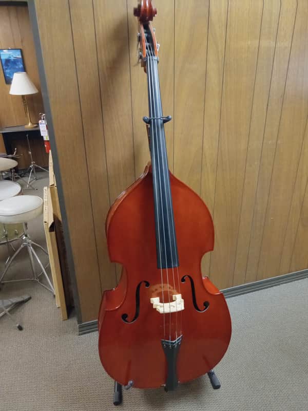 Unbranded 3/4 Upright Double Bass - Natural image 1