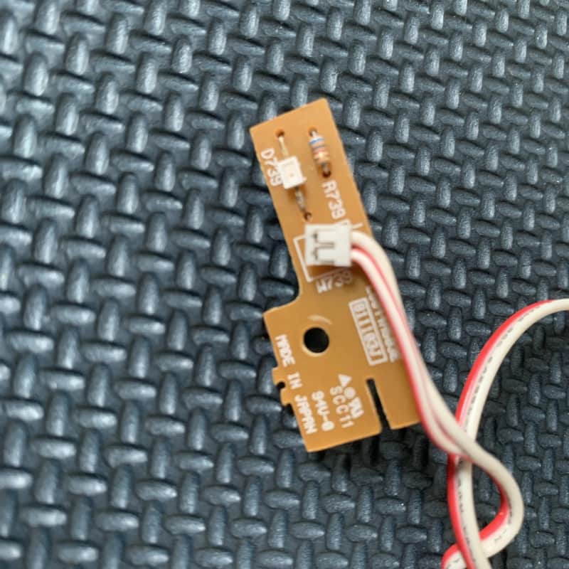 Akai S6000 Sampler, Power LED Board image 1